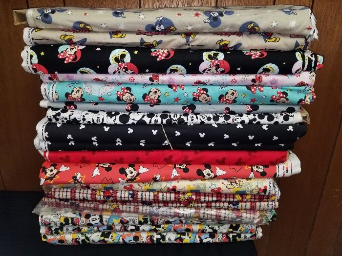 Disney themed fabric