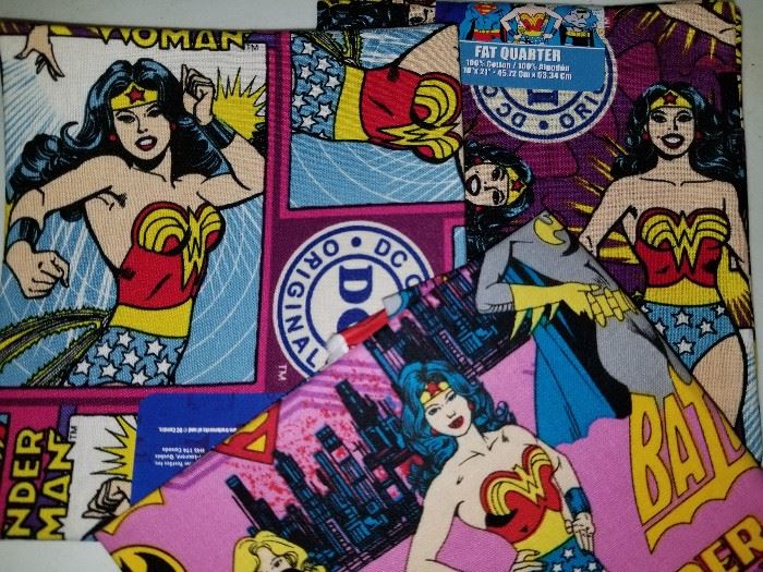 Wonder Woman fabric