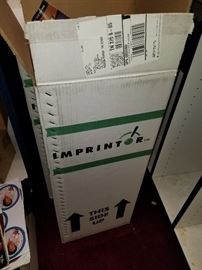 Imprintor Pad imprinting system, one of two, new in box