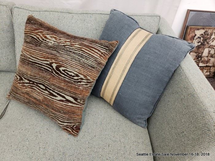 Selection of accent pillows