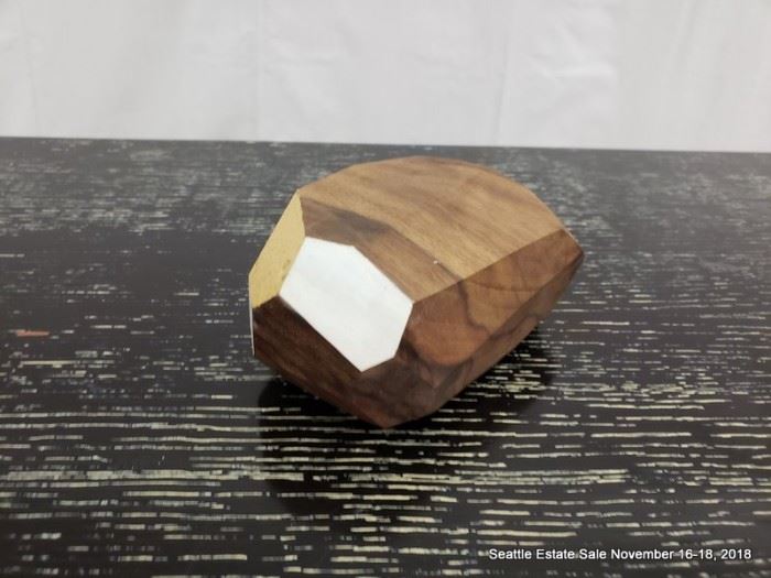 Haley Ann Robinson hand-made painted wood gem.