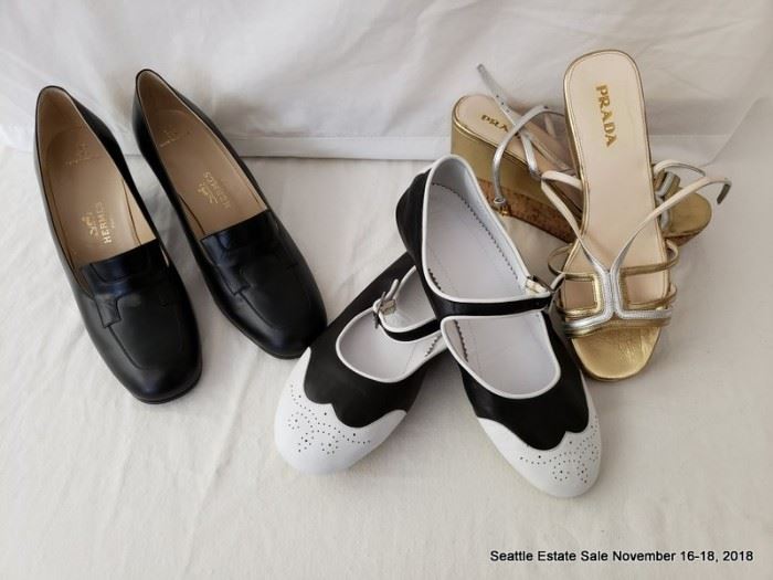 Prada, Hermes, Chanel shoes
