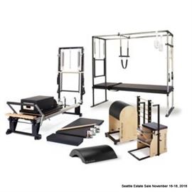 Stott Pilates Studio Grouping to include: V2 MAX PLUS Reformer, Cadillac, Reformer Box and more. Photo representational.