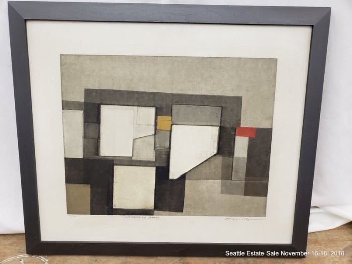 Norio Azuma "Impressive Image" #11/50 Serigraph on Canvas Approx. Size: 14.5" x 18"
