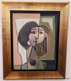 Bernard Glasgow "Paulina" oil on canvasboard. circa 1940. The estate of the artist.Approx. Size: 17" x 14"