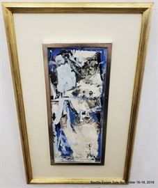 Joachim Probst (1913-1980) Oil Painting 1957 "Winter, Vermont"Approx. Size: 16" x 6.5"