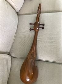 Hand Carved wood instrument
