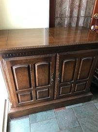 Fold out buffet table