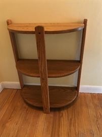 Side table with open shelving