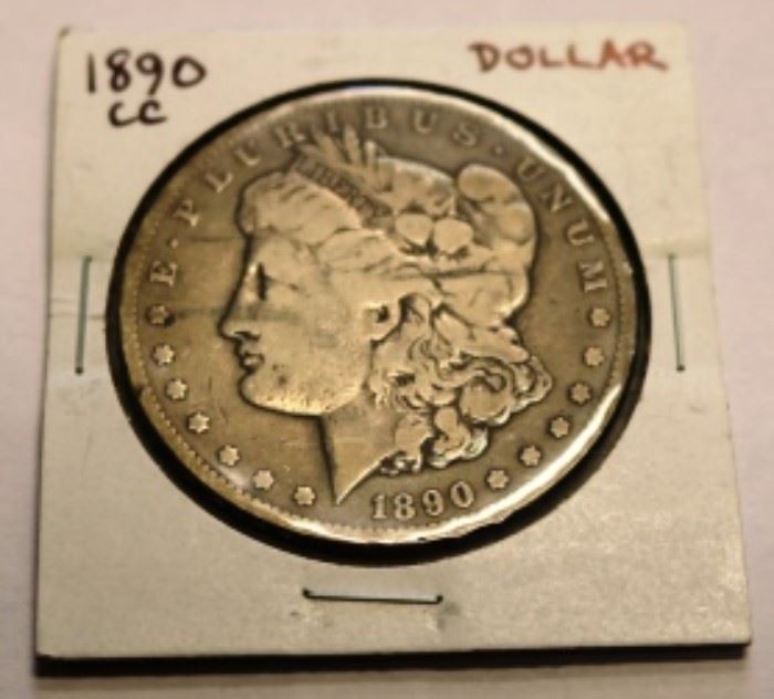 1890 Carson City silver dollar