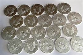 80 Silver Eagles