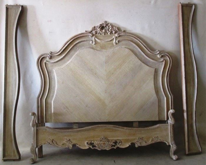 Queen carved bed by Modern History