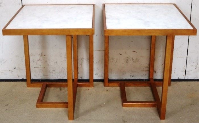 Marble top tables by Modern History