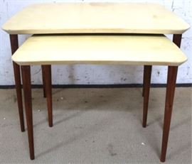 Modernist set of nesting tables by Modern History
