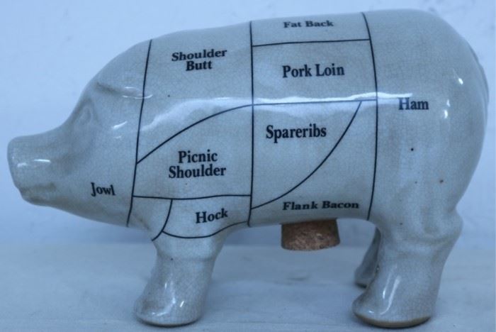 Porcelain piggy bank