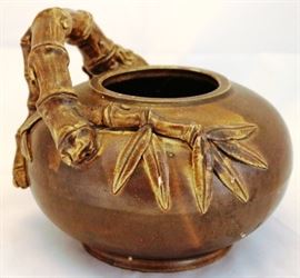 Bamboo motif pottery