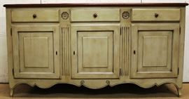 Polidor paint decorated sideboard