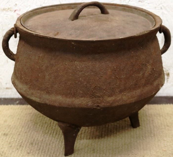 Antique bean pot