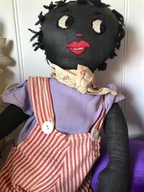 Old Black Americana Doll