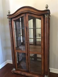 LARGE, LIGHTED CHINA CABINET