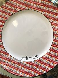 4 ANDY WARHOL PLATES