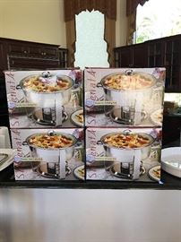 NEW CHAFING DISHES