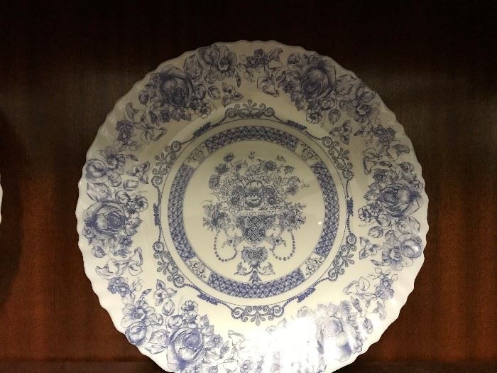 Set of French dishes