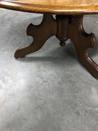 Walnut base for coffee table