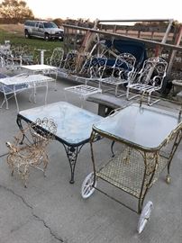 Woodard Tea Carts in Chantilly pattern