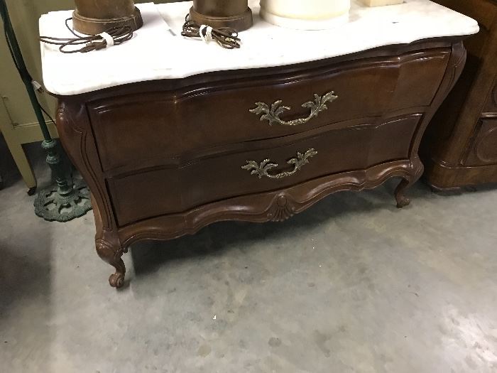 French marble dresser