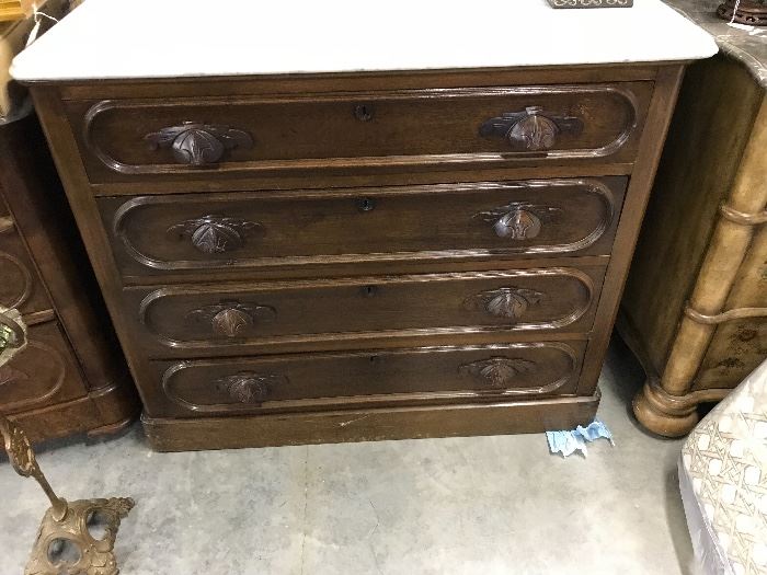 Walnut Victorian Dresser