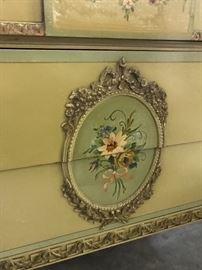 Hand Painted Cottage Bedroom Set
