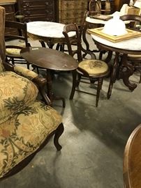 Several sets of chairs