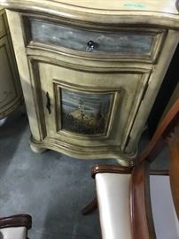 Hand Painted with Holly Hocks