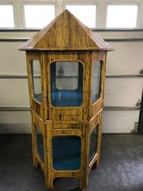 Rare Chinese fish aquarium tank hold 30 gallons on top and 30 on the bottom, A MUST SEE ITEM