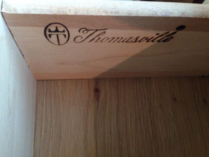 Signed inside the drawer