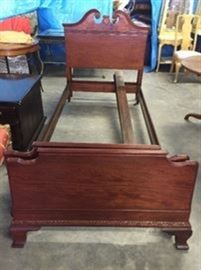 Pair of Mahogany twin beds
