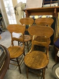 primitive chairs