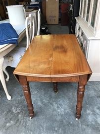 Drop Leaf Walnut primitive table