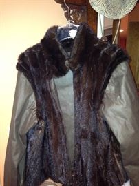 Jacket with mink