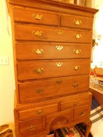 Ethan Allen tall boy dresser