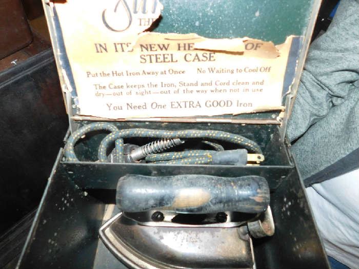 antique electric iron