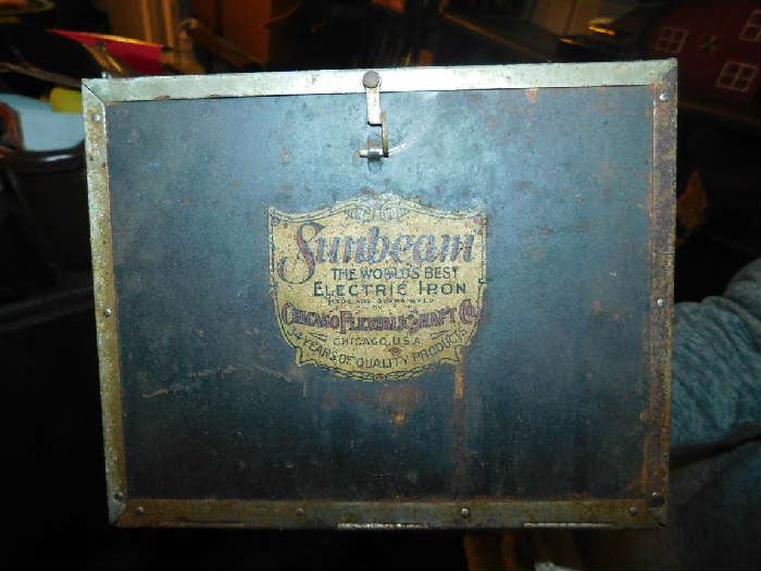 antique electric iron