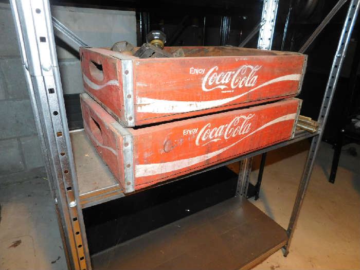 Coca cola boxes