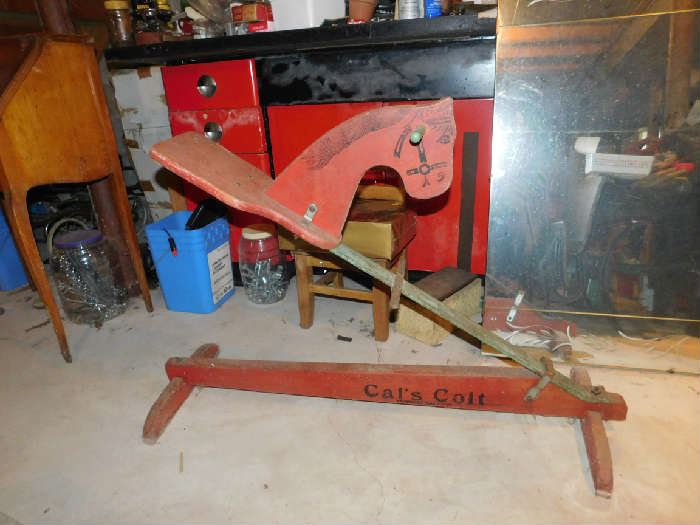 Cats colt 1928 Rocking Horse