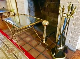 Fireplace Andirons are available