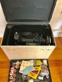 Old sewing in a box