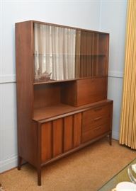 Mid Century China Cabinet by Keller Furniture (approx. 52" L x 15.5" W x 63.5" H) 