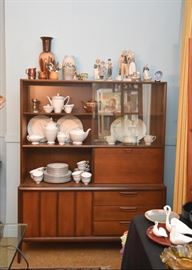Mid Century China Cabinet by Keller Furniture (approx. 52" L x 15.5" W x 63.5" H) 