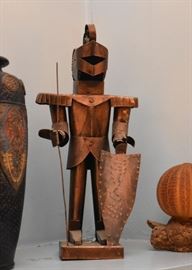 Metal Suit of Armor / Knight Figure